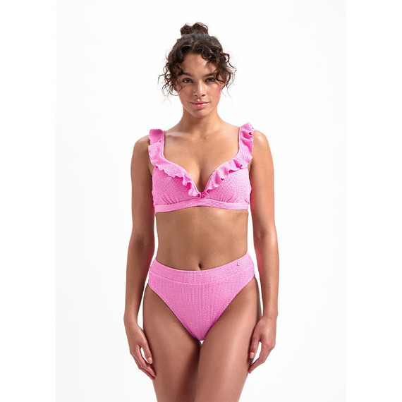 Beachlife Melon & Pink Plunge Bikinitop