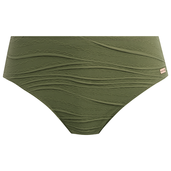 Fantasie Swim Beach Waves Mid Rise Bikini Hose Olive
