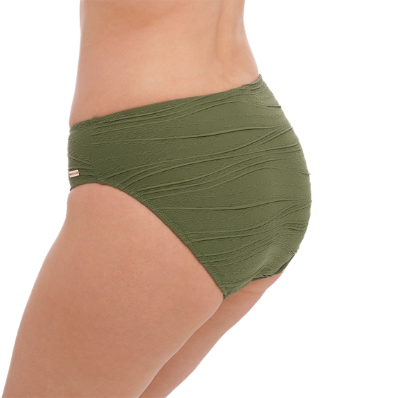 Fantasie Swim Beach Waves Mid Rise Bikini Hose Olive
