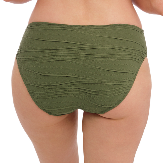 Fantasie Swim Beach Waves Mid Rise Bikini Hose Olive