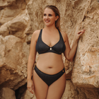 Midnight Sparkle Plunge Bikinitop