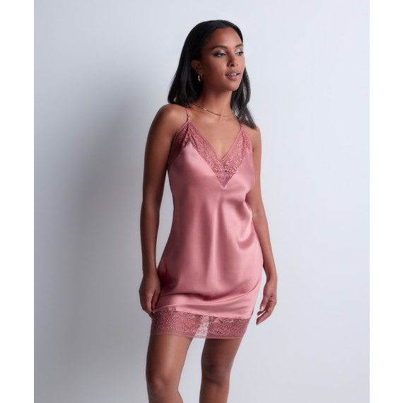 Aubade Midnight Whisper Nachtjurkje Warm Pink