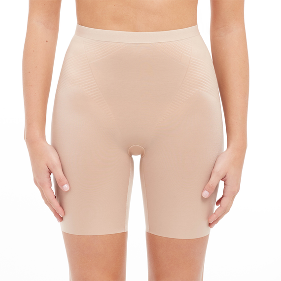 Spanx Thinstincts 2.0 Mid Thigh Short Champagne Beige