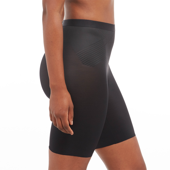 Spanx Thinstincts 2.0 Mid Thigh Short Very Black