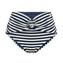 Annadiva Swim Navy Stripes High Waist Bikinibroekje Blue