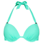 Beachlife Mint voorgevormde Halter Bikinitop