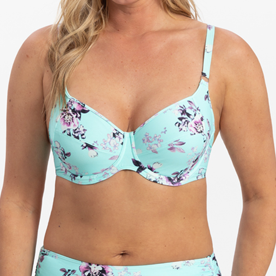 Cyell Minty Garden Beugel Bikinitop