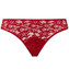 Hanro Moments Kanten Slip Red Dahlia