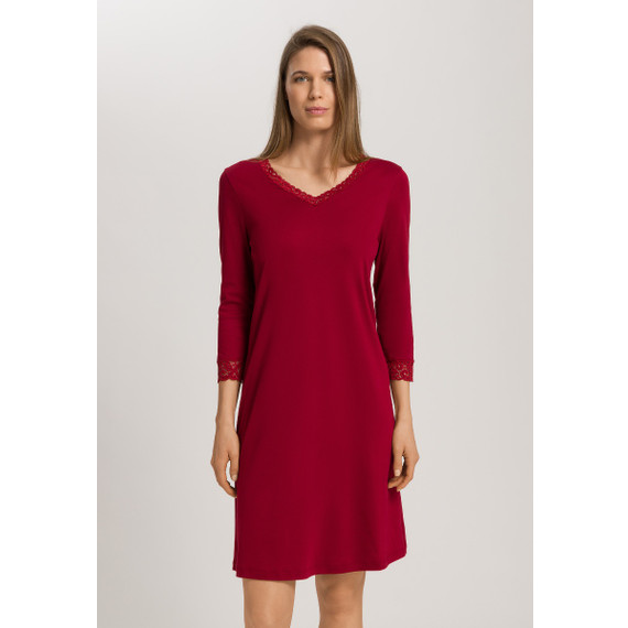 Hanro Moments Nachthemd Red Dahlia