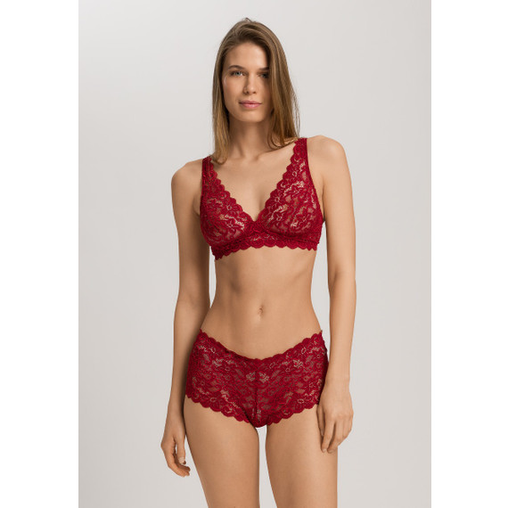 Hanro Moments Short Red Dahlia