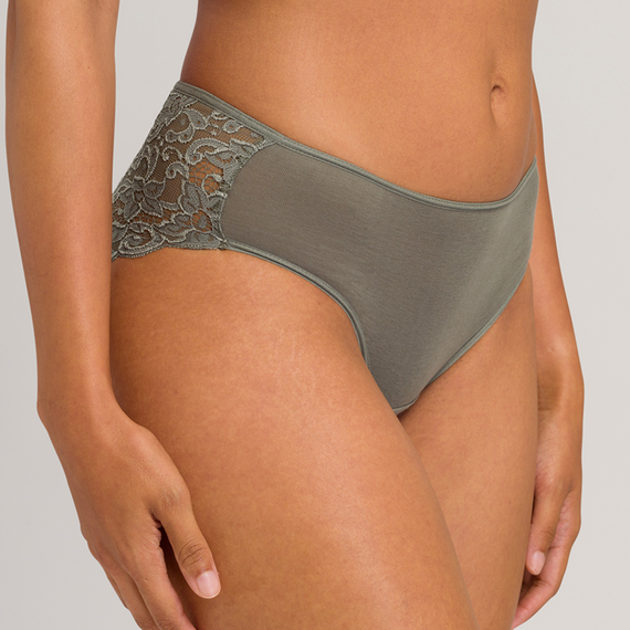 Hanro Moments Slip Antique Green