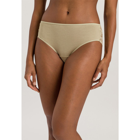 Hanro Moments Slip Moss Green