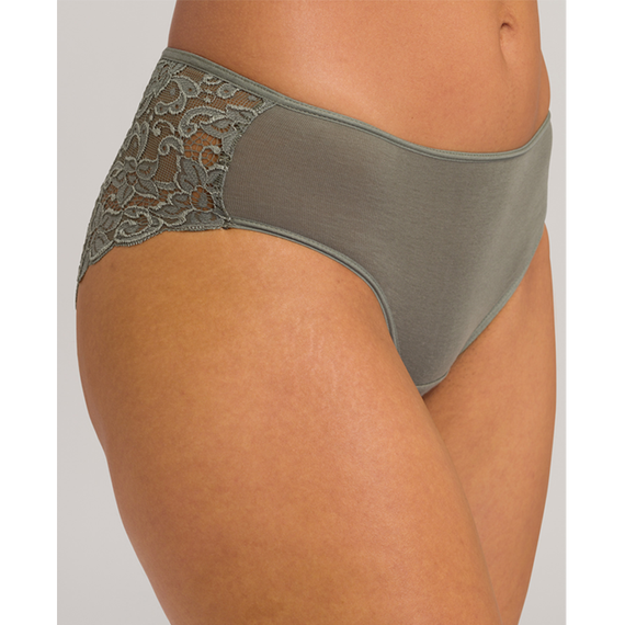Hanro Moments Slip Antique Green