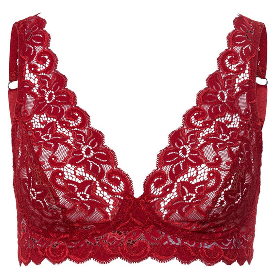 Hanro Moments Soft Cup BH Red Dahlia