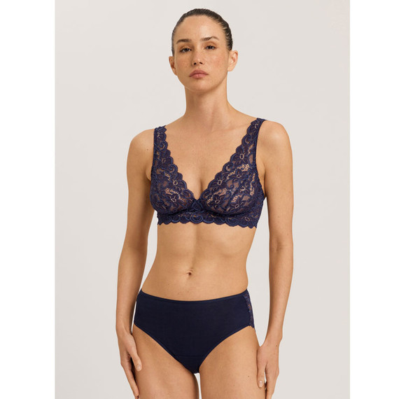 Hanro Moments Soft Cup BH Deep Navy
