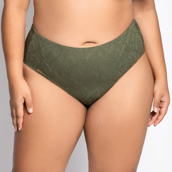 Ulla Swim Monaco Hoog Bikinibroekje Olive