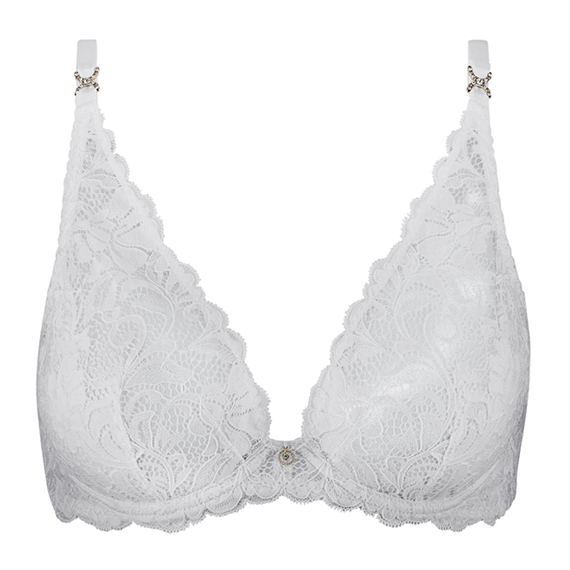 Aubade Mon Bijou Plunge BH Blanc