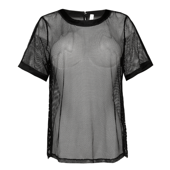 PrimaDonna x Myla Dalbesio Mesh Top Black