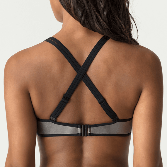 PrimaDonna x Myla Dalbesio Halter Bikinitop Silver