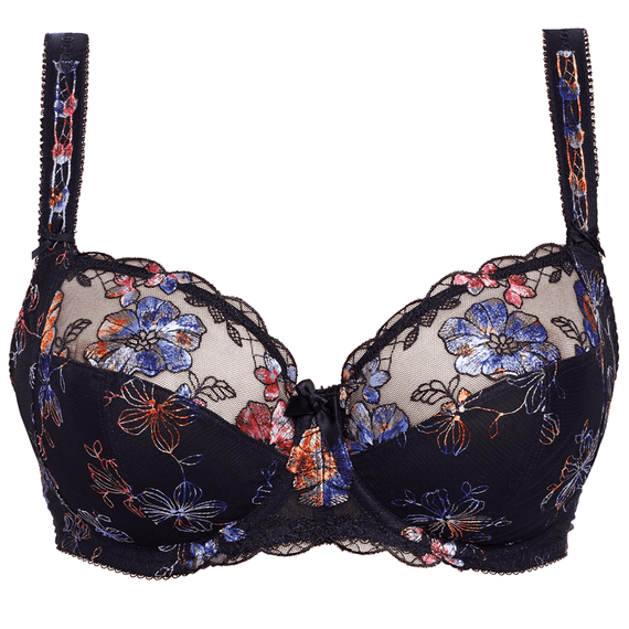 Fantasie Nadine Beugel BH Zwart Bloemen