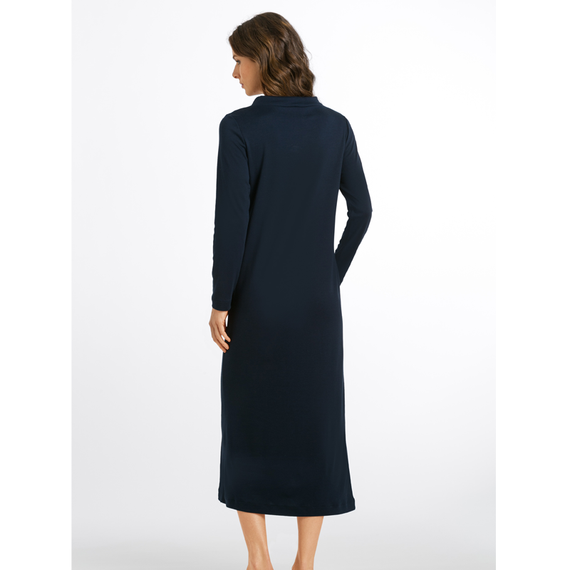 Hanro Natural Elegance Nachtjurk Deep Navy