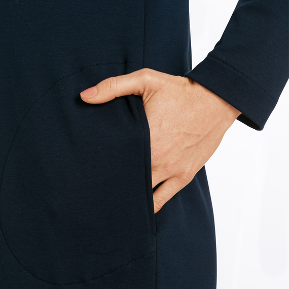 Hanro Natural Elegance Nachtjurk Deep Navy