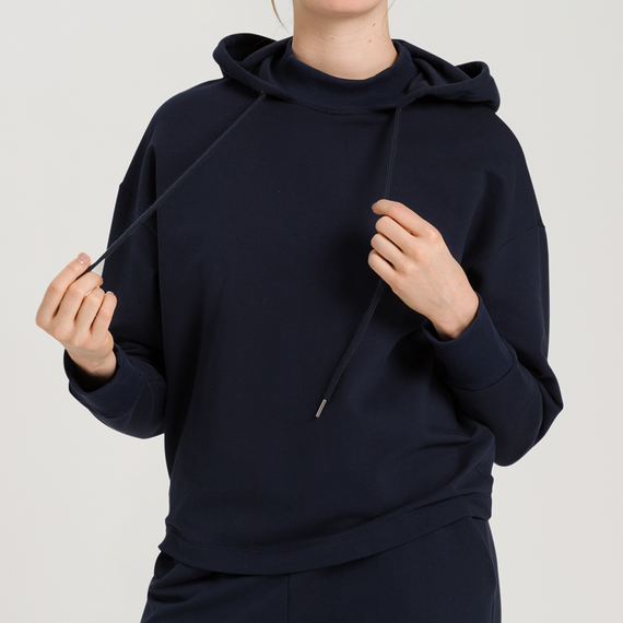 Hanro Natural Living Trui Deep Navy