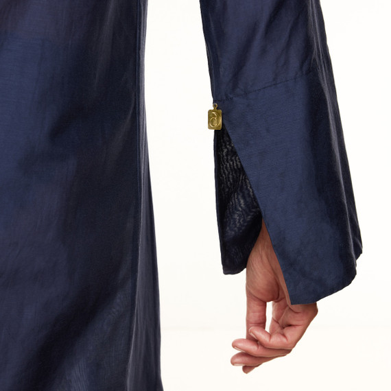 Annadiva Swim Waves Kaftan Navy