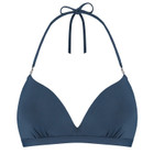 Navy Padded Triangle Bikinitop