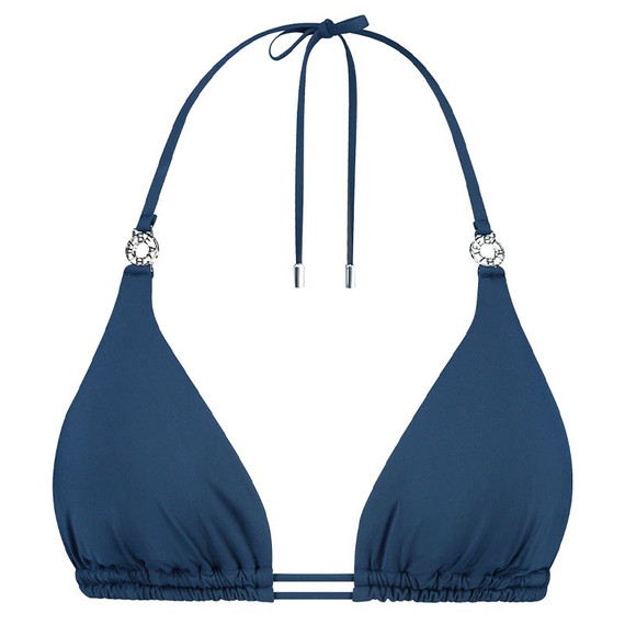 Beachlife Navy Triangle Bikinitop