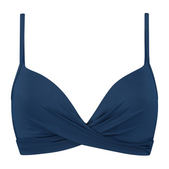 Navy Twist Bikinitop