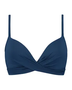 Navy Twist Bikini Oberteil