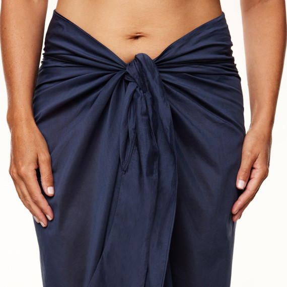 Annadiva Swim Waves Wickelrock Navy