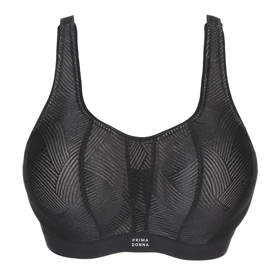 PrimaDonna Sport The Game Voorgevormde Sport BH Zwart