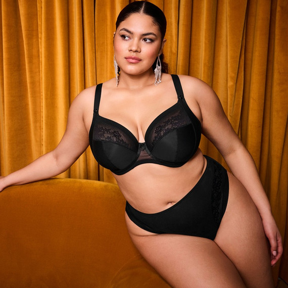 Elomi Nerina Plunge BH Black