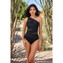 Miraclesuit Network Jena One Shoulder Badpak Black