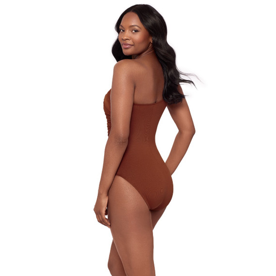 Miraclesuit Network Jena One Shoulder Badpak Copper