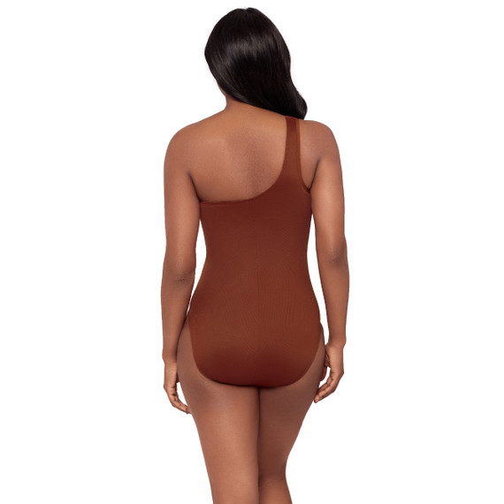 Miraclesuit Network Jena One Shoulder Badpak Copper