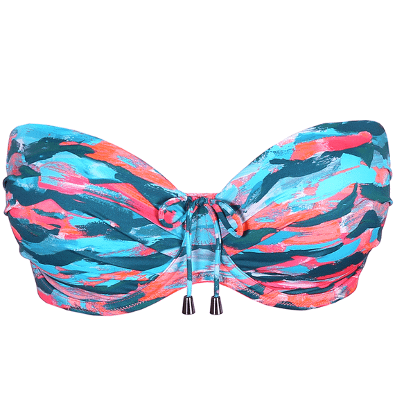 PrimaDonna Swim New Wave Voorgevormde Strapless Bikinitop Clash