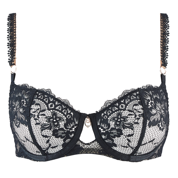Aubade Night Bird Half Cup BH Black Queen
