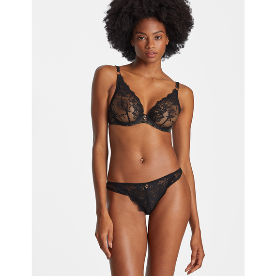 Aubade Night Bird Plunge BH Black Queen