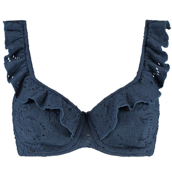Beachlife Nightsky Embroidery Bügel Bikini Oberteil