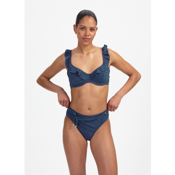 Beachlife Nightsky Embroidery Bügel Bikini Oberteil