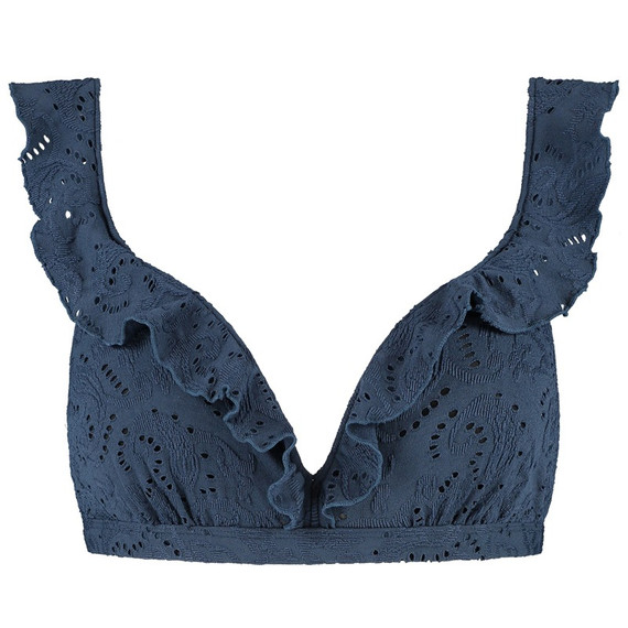 Beachlife Nightsky Embroidery Plunge Bikinitop