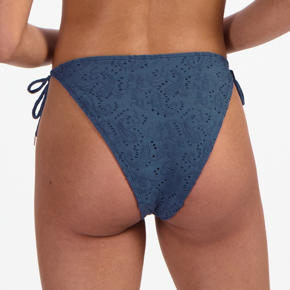 Beachlife Nightsky Embroidery Bikini Hose mit Seitlichen Bändern