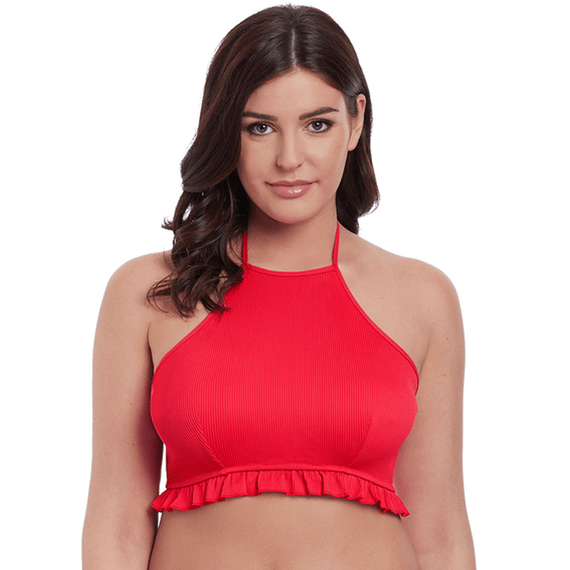 Freya Swim Nouveau High-Neck Bikinitop Red