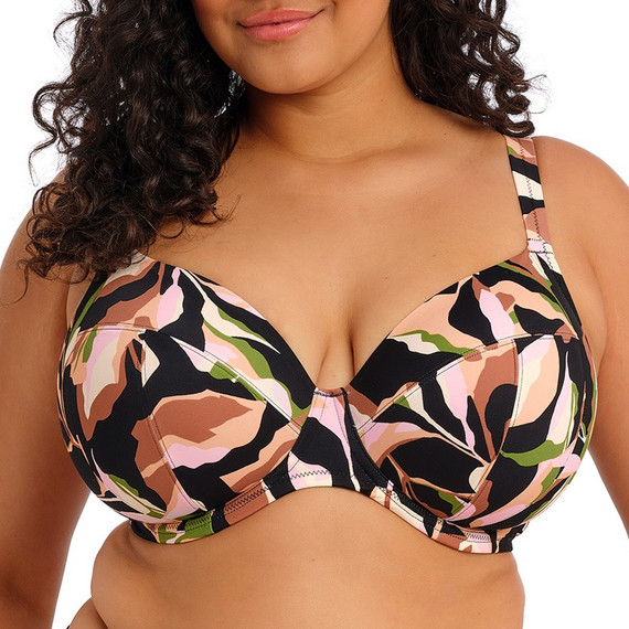 Elomi Swim Ocean Avenue Plunge Bikini Oberteil Multi