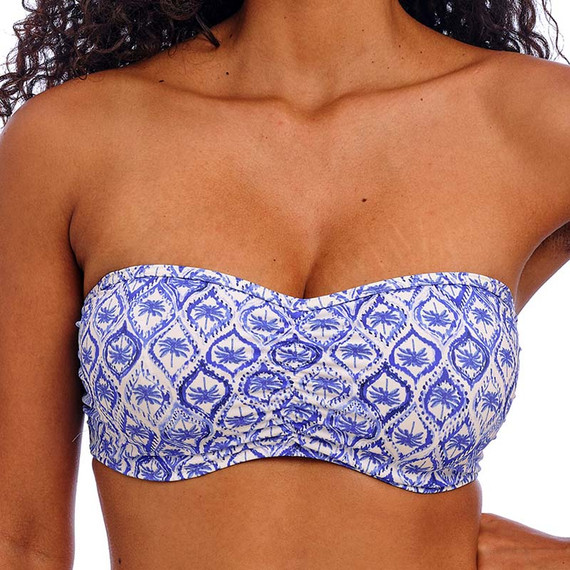 Freya Swim Ocean Breeze Bandeau Bikini Oberteil Denim