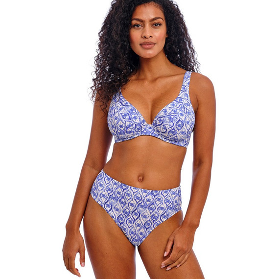 Freya Swim Ocean Breeze Hoog Bikinibroekje Denim