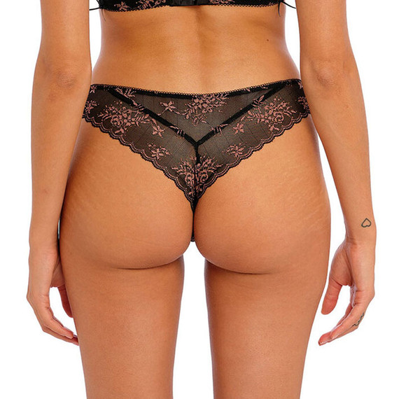 Freya Offbeat Decadence Brazilian String Black